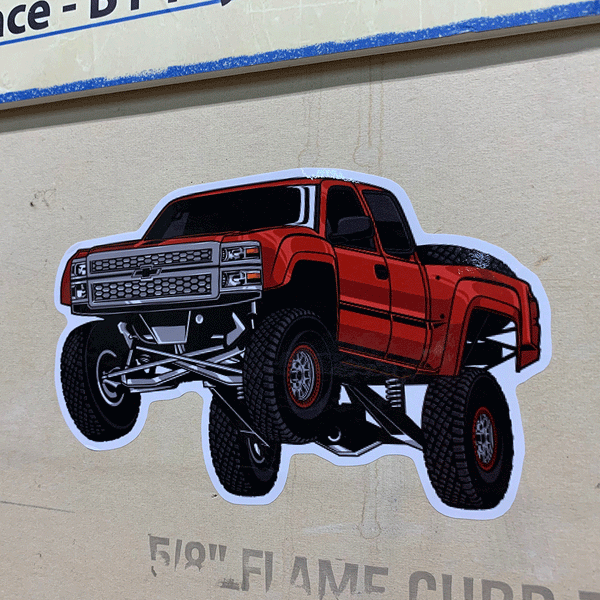 Chevy Off-Road Prerunner Sticker