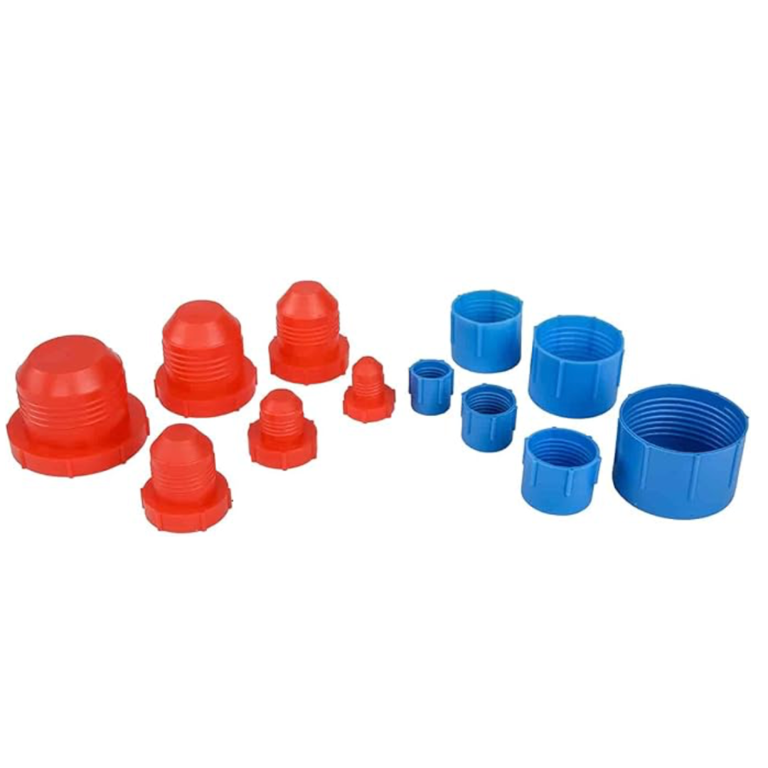 Down For Mobbing AN Flare Cap & Plug Kit - 48 Pieces | Made In USA