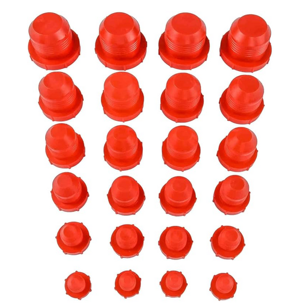 Down For Mobbing AN Flare Cap & Plug Kit - 48 Pieces | Made In USA