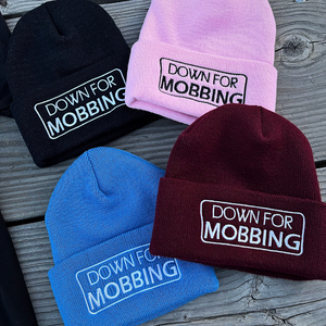 Down For Mobbing Cuffed Beanies